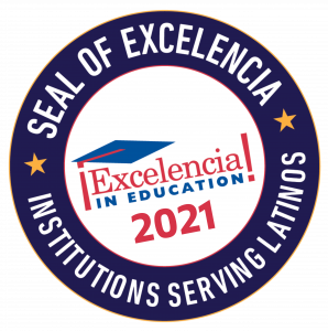 ucf seal of excelencia badge