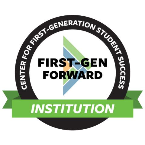 UCF is a First-Gen Forward institution designated by The Center for First-generation Student Success