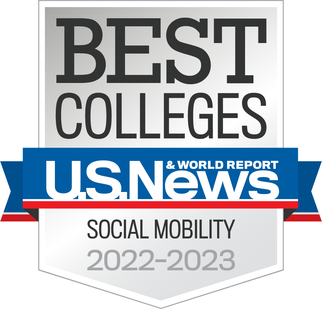 best colleges social mobility badge