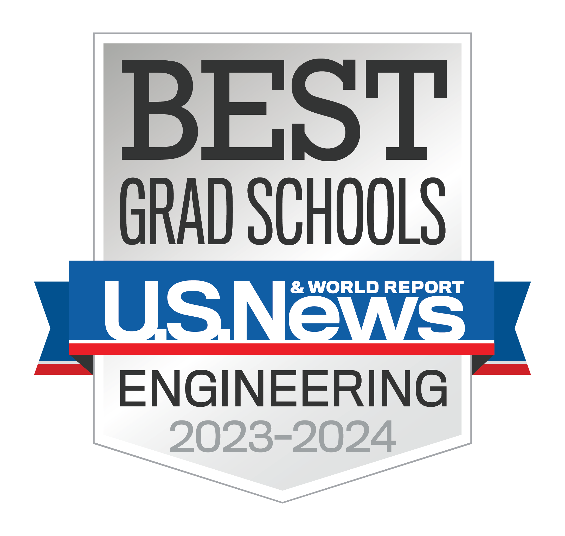 U.S. News & World Report Best Grad Schools Engineering Badge