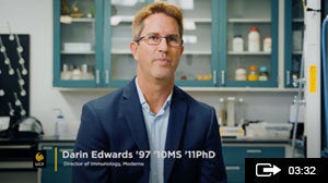 Darin Edwards in a laboratory