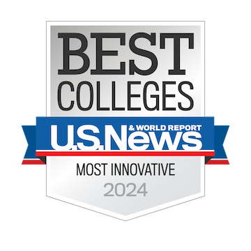 US News Best Colleges Badge 2024 Most Innovative