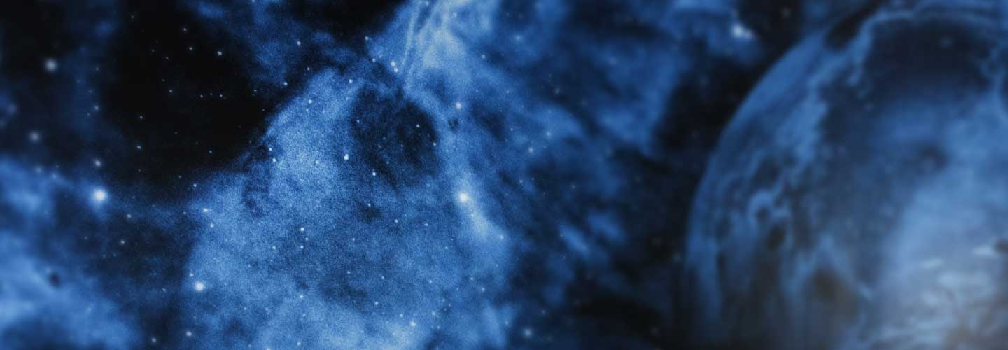 blue and black galaxy