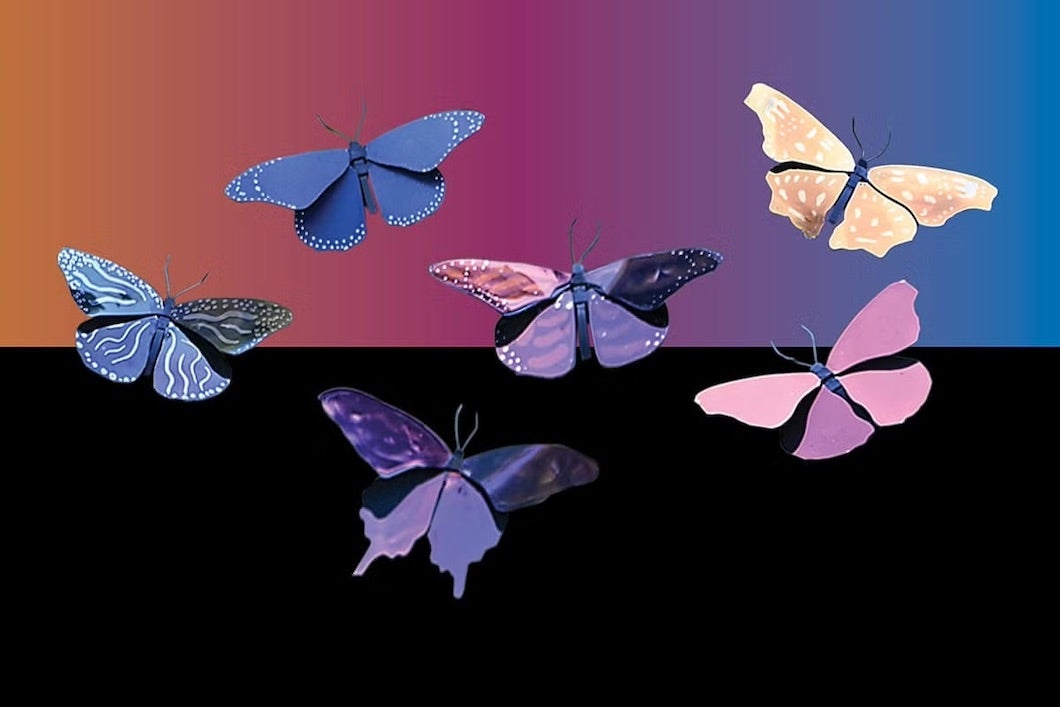 plasmonic paint butterflies