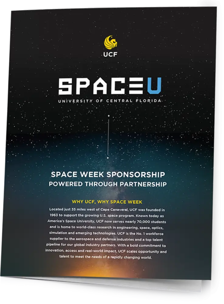 Space Week Sponsor Prospectus Cover