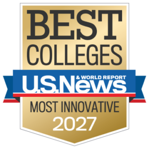 US News Best Colleges Badge - 2027 Most Innovative Universities