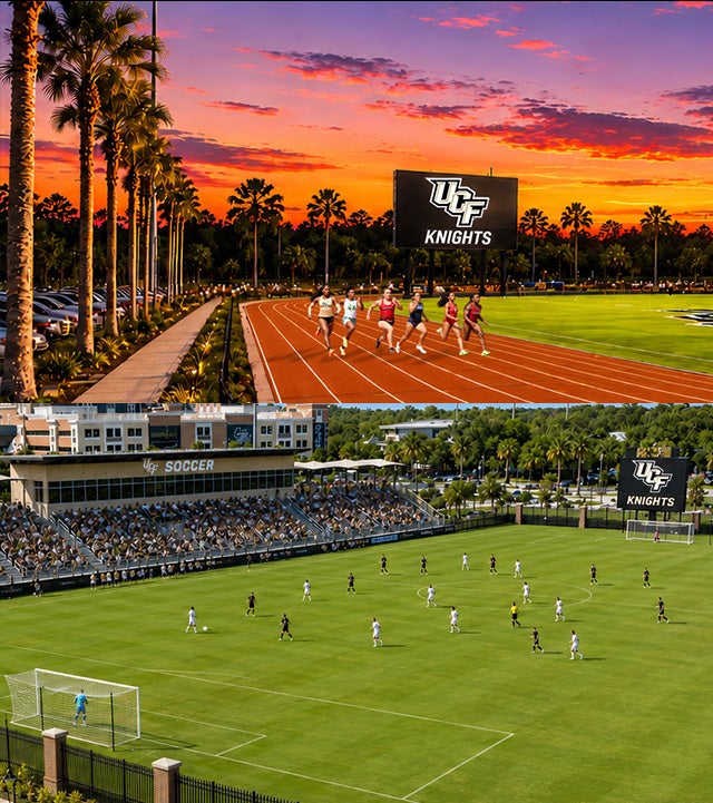 Two independent venues would give soccer and track and field dedicated homes while creating more opportunities to host competitions, events and visitors at UCF.