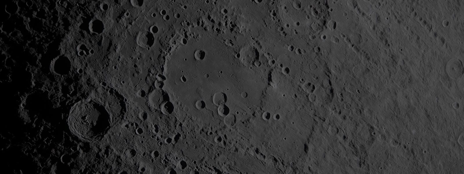 Scene of lunar surface