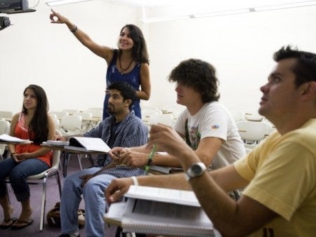 Dr. Debora Cordeiro-Rosa leads the Summer Intensive Portuguese Language Institute for engineering students.