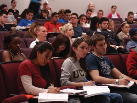 Students have the opportunity to win a book scholarship and to display their work.