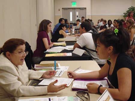 Representatives advise students in planning for their second year at UCF.