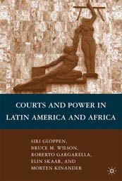 book cover - "Courts and Power in Latin America and Africa"