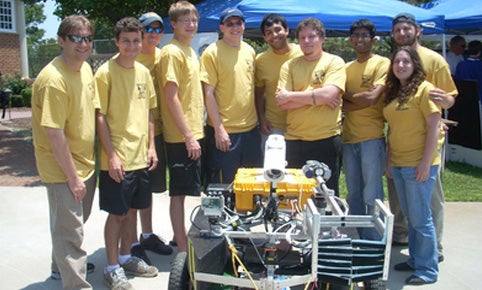 The 2010 UCF surface vehicle team