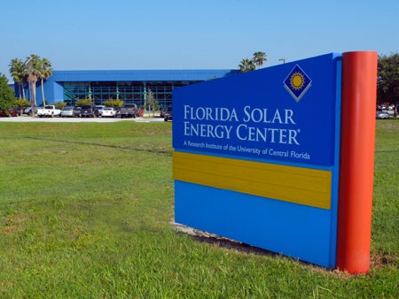 UCF's Florida Solar Energy Center is the largest and most active state-supported energy research institute in the nation.