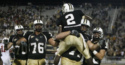 September 11, 2010: during NCAA Football game action between North Carolina State Wolfpack and the Central Florida Knights. at the Bright House Network Stadium in Orlando, Fl