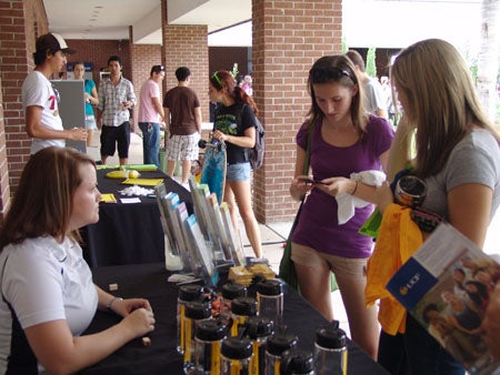 UCF departments offered information to students.