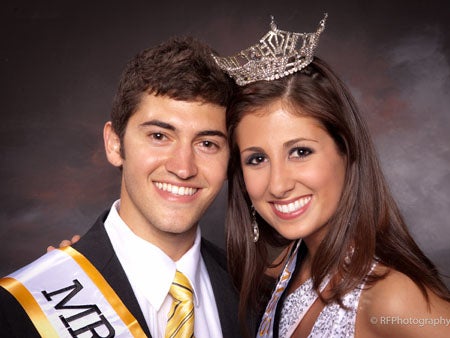 Mr. UCF Jared Masucci and Miss UCF Sara York