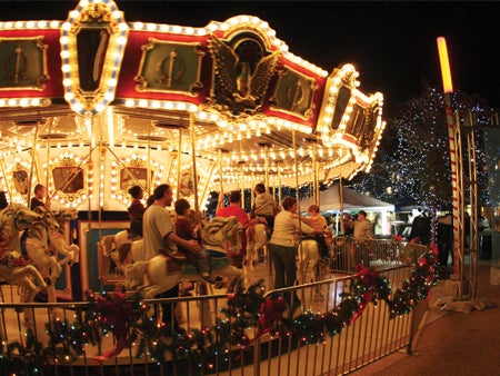 Light Up UCF merry go round