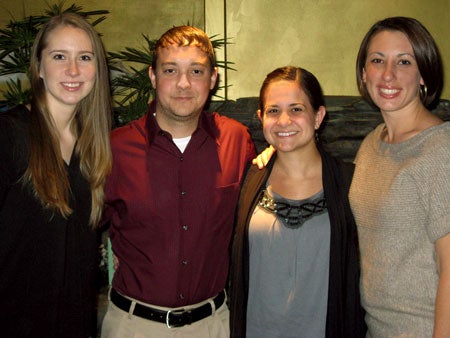 From left to right: Sara Hill, James (Jimmy) Lee III, Alexandra (Alex) Gentry and Nicole Lombardi Braham.