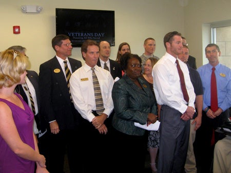 Staff from the various offices that will be working out of the VARC.