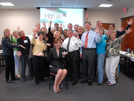 SUS Director's meeting attendees and former Miss America 1999 Nicole Johnson