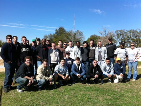 IFC volunteered at Freedom Ride for their Community Service Day.