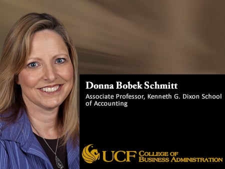 Donna Bobek Schmitt Named Kenneth G. Dixon School of Accounting