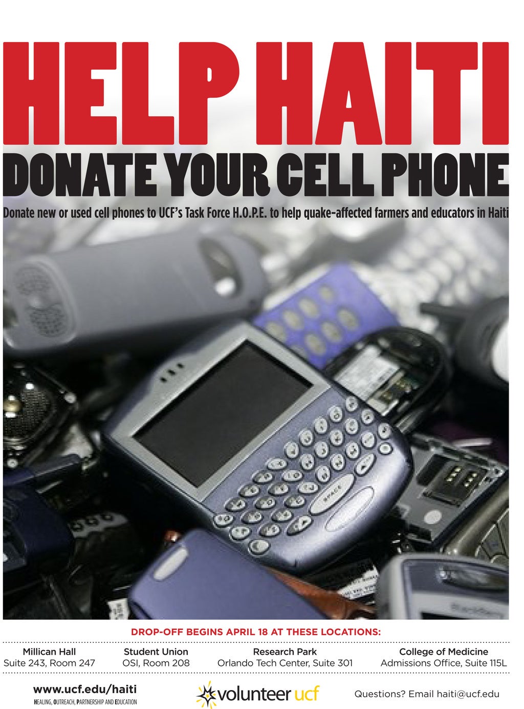 Help Haiti Donate Your Cell Phone University of Central Florida News