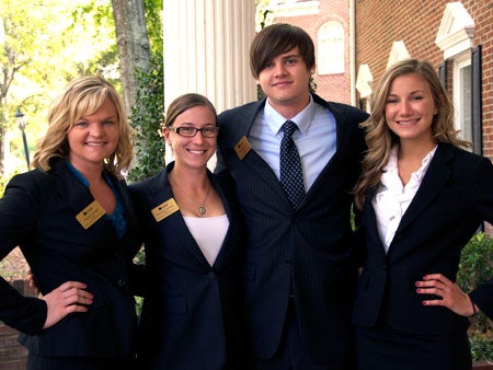 The UCF Professional Selling Class of 2011, which consists of just 24 students, raised more than $99,000 (including cash and in-kind donations) as part of their Sales Apprentice class project.