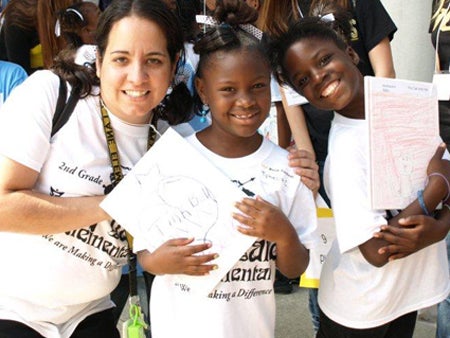 Students from UCF's College of Education and acclaimed children's author Carmen Agra Deedy mentored nearly 160 second-grade writers.