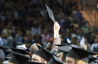 UCF was ranked 12th for undergraduate degrees awarded. The university also ranks among the top schools that work with Hispanic students to obtain master's degrees.