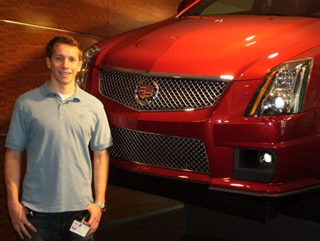 UCF senior Austin Newman is working on a GM team that is helping to build concept cars.