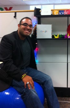 UCF senior Jerry Estrada has developed a love for Google¿s friendly, fast-paced and fun workplace culture.