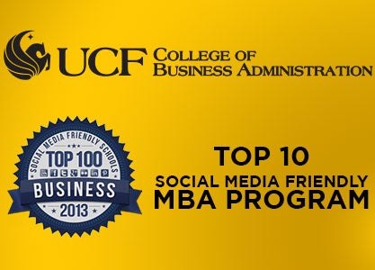 UCF College of Business Administration - Top 10 Social Media Friendly MBA Program