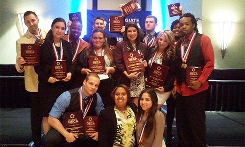 UCF's Collegiate DECA team