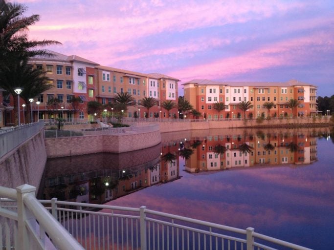 Sunset at the Neptune Community