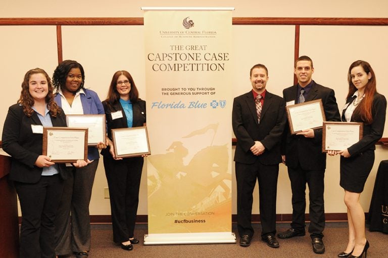 1st Aid Strategy, winners of the Fall 2014 Great Capstone Case Competition.