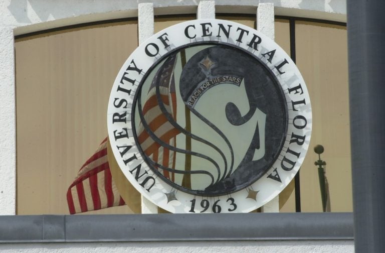 pegasus sign on ucf building