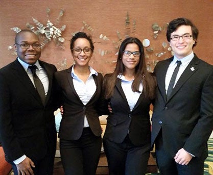 SHRM students at HR Student Games State-Level Case Competition