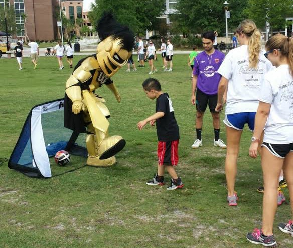 Children with physical and developmental disabilities will join doctoral students from UCF's Physical Therapy program -- and Knightro -- for Physical Therapy Field Day.