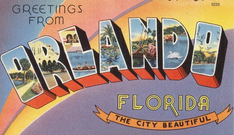 orlando post card