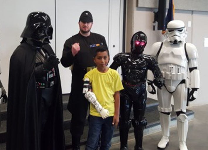 Darth Vader Helps Fulfill Child's Dream – Delivers Bionic Arm to 9-Year-Old