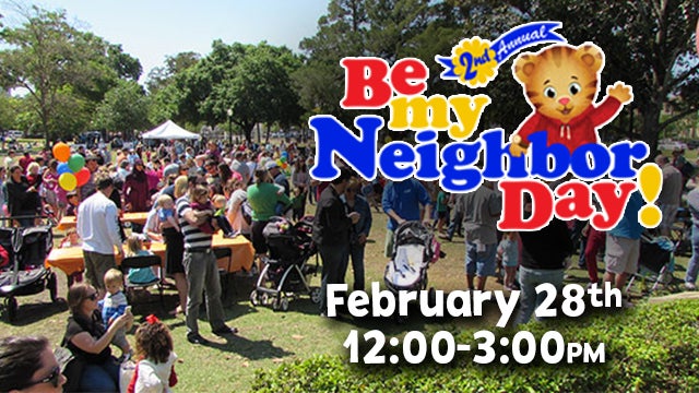 Be My Neighbor Day flyer