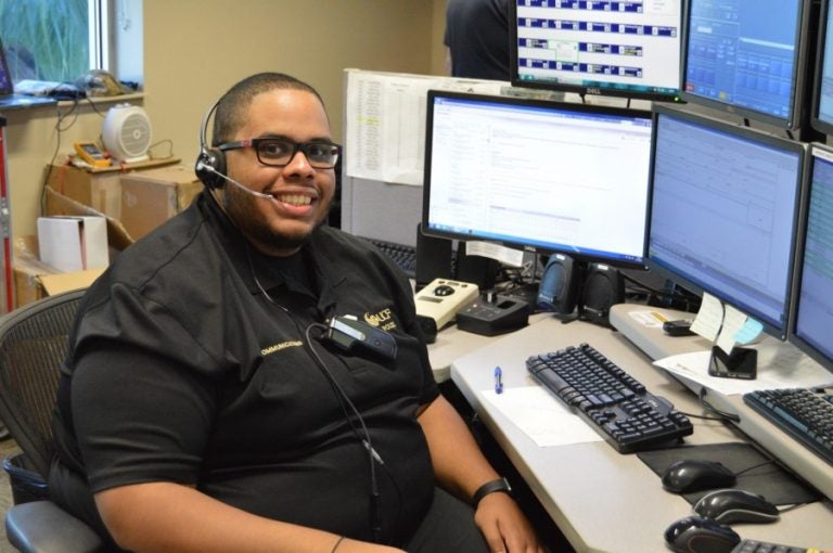 Criminal justice student Chris Walton has been a UCFPD dispatcher for two years.