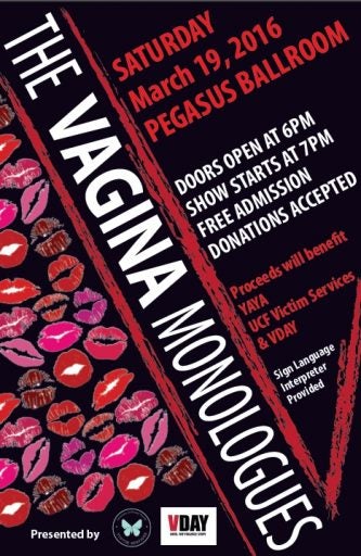 The Vagina Monologues flyer