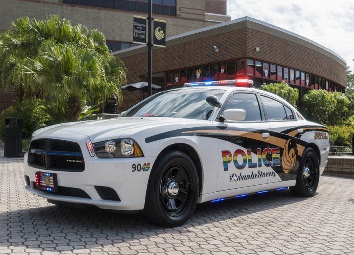 Cpl. Peter Osterrieder will be driving UCFPD's new Pride car.