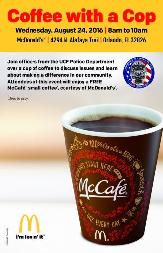 McDonald's Coffee With A Cop