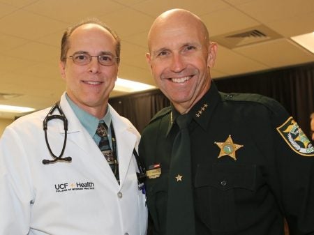 Dr. Mojicar and Sheriff Hansell