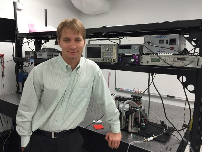 Assistant Professor Arkadiy Lyakh of UCF's NanoScience Technology Center has developed the most efficient Quantum Cascade Laser ever.