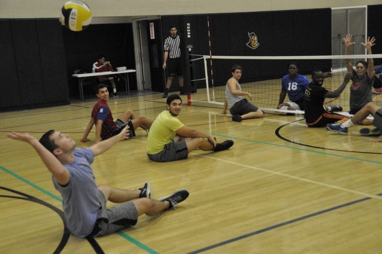 Sitting volleyball - adaptive volleyball